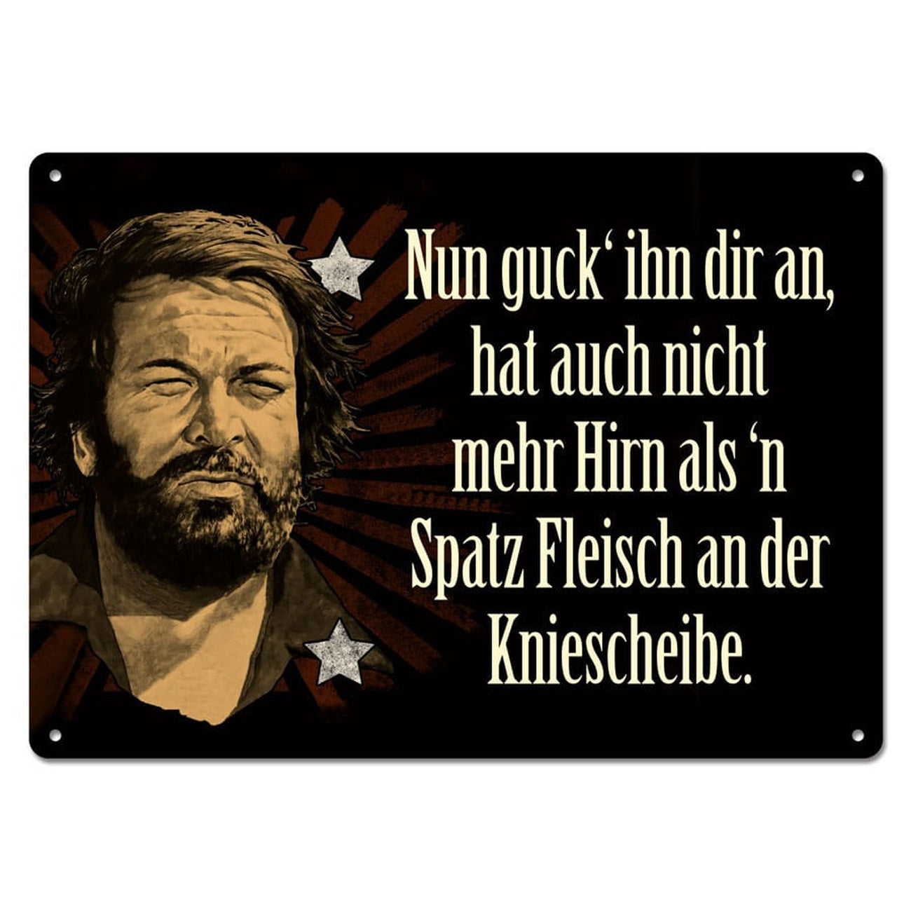 Product image Bud Spencer Metal Sign Take a Look at Him,... 10 x 15 cm