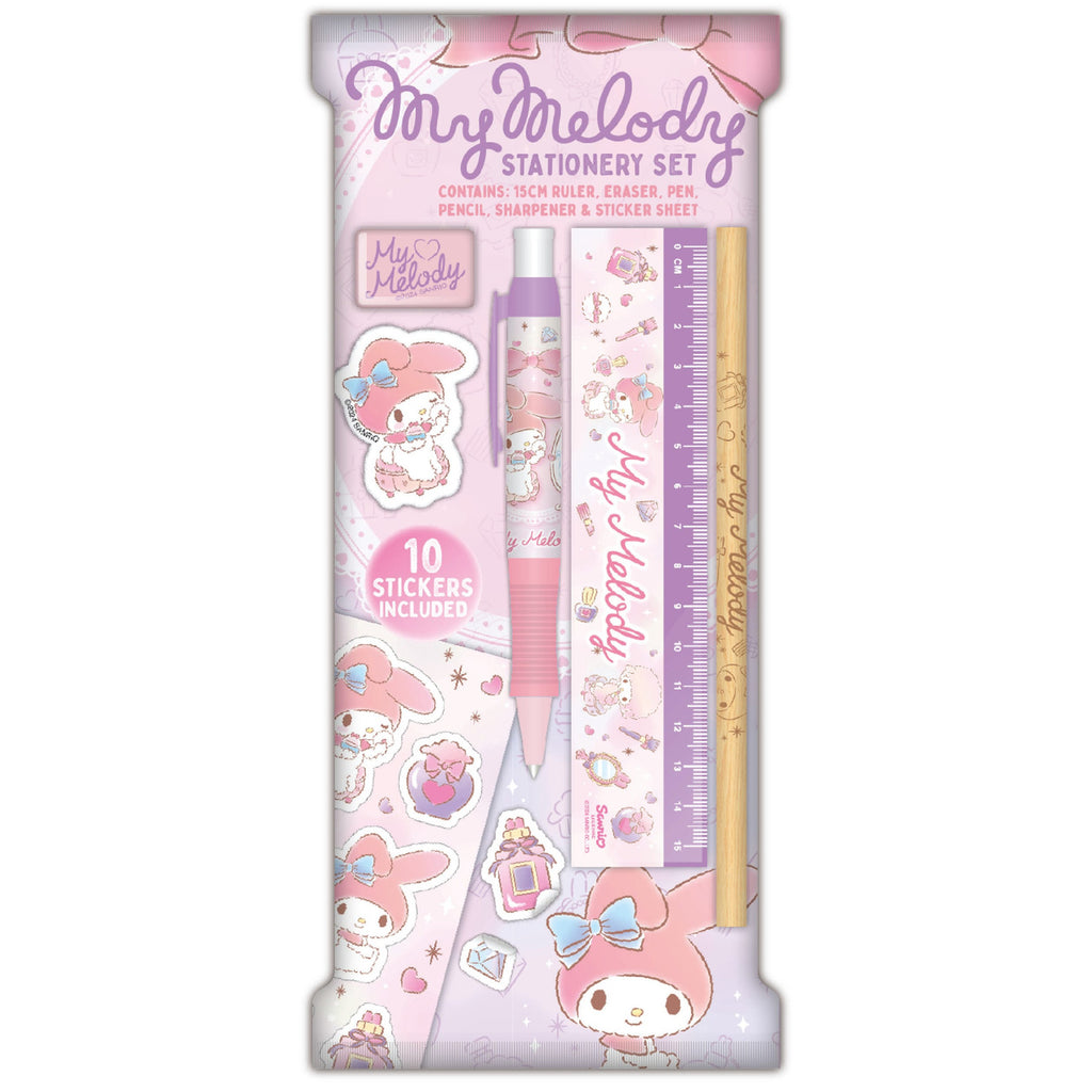 Image produit Set de papeterie Sanrio My Melody 6 pièces