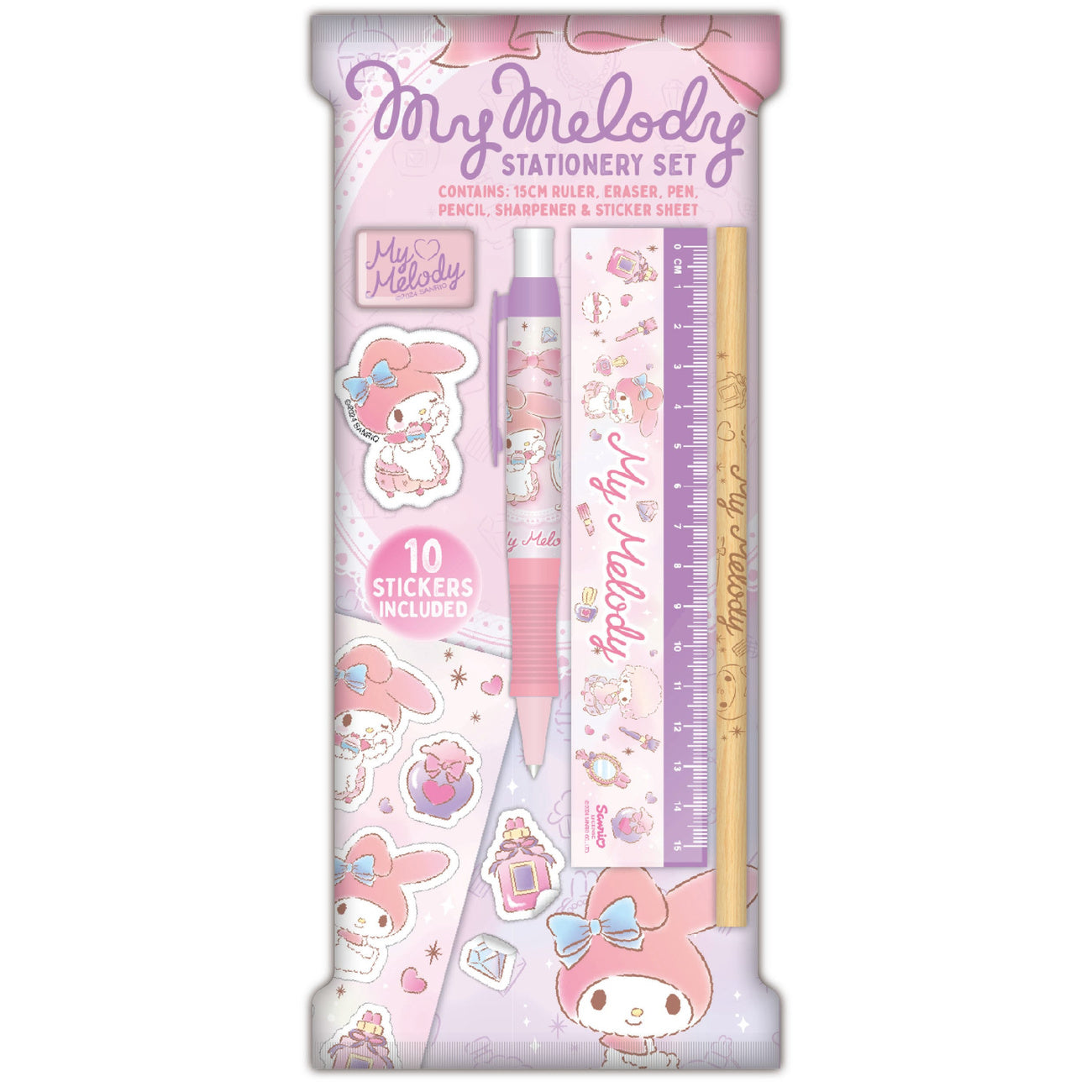 Image produit Set de papeterie Sanrio My Melody 6 pièces