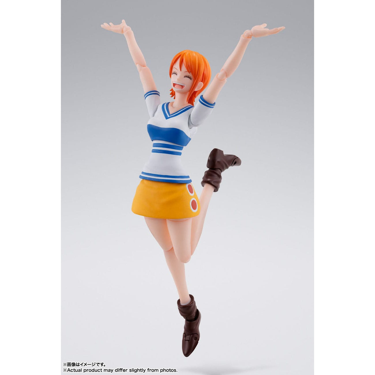 Image produit One Piece figurine articulée S.H. Figuarts Nami Romance Dawn 14 cm