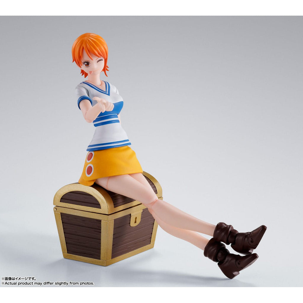 Image produit One Piece figurine articulée S.H. Figuarts Nami Romance Dawn 14 cm
