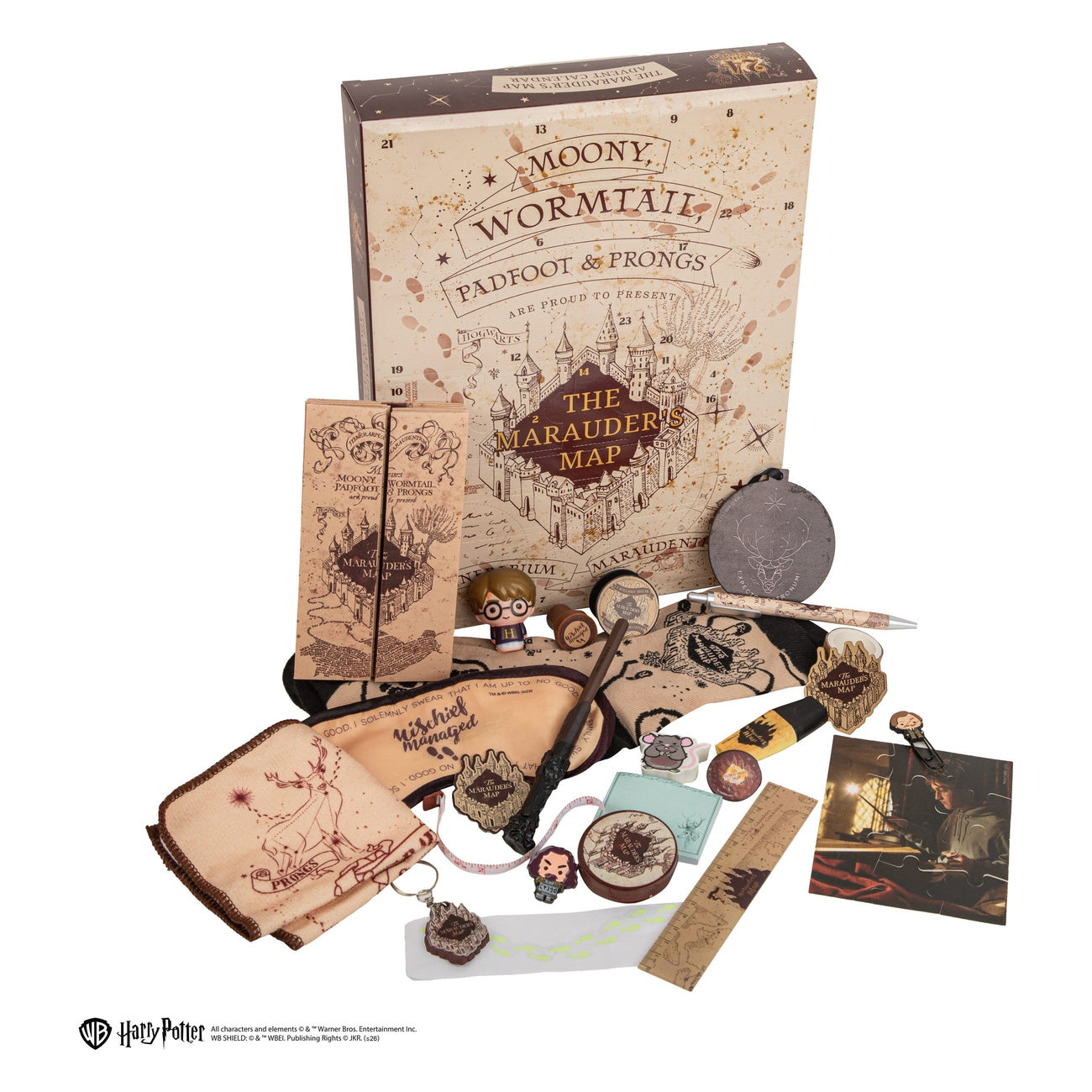 Image produit Harry Potter Calendrier de l'Avent Carte du Maraudeur Nouvelle Édition 2026