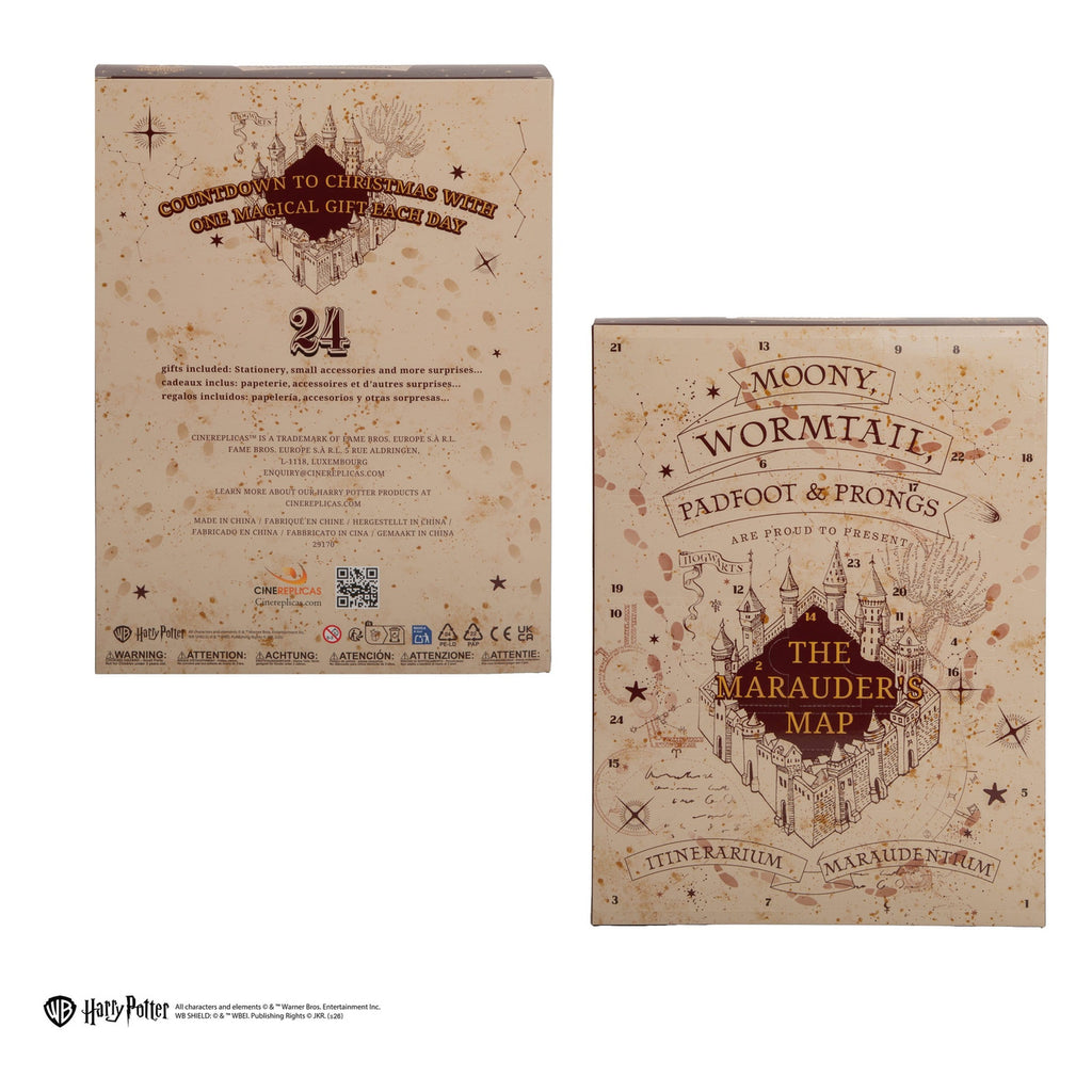 Image produit Harry Potter Calendrier de l'Avent Carte du Maraudeur Nouvelle Édition 2026