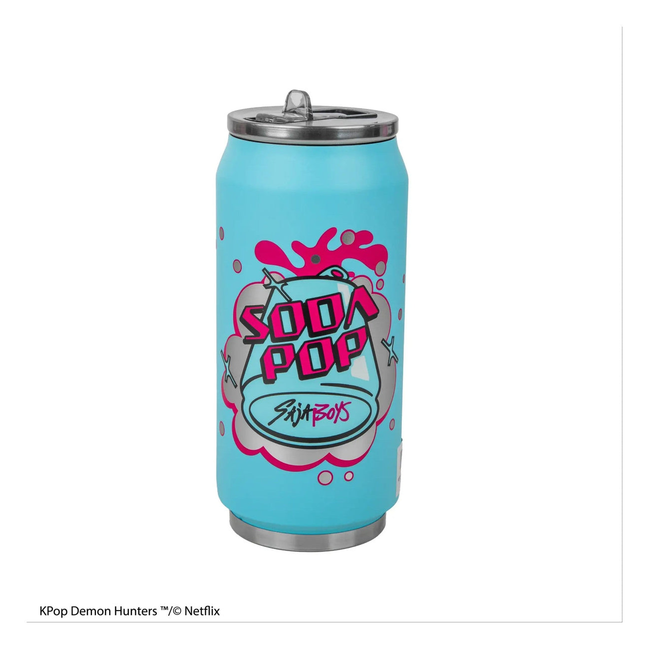 Image produit KPop Demon Hunters Gobelet isotherme Soda Pop Can avec paille