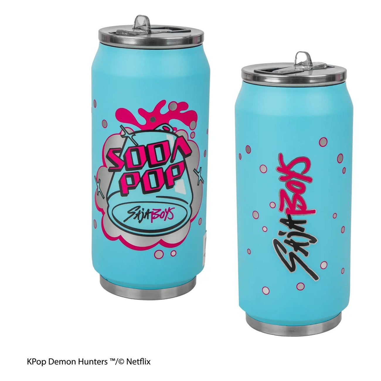 Image produit KPop Demon Hunters Gobelet isotherme Soda Pop Can avec paille