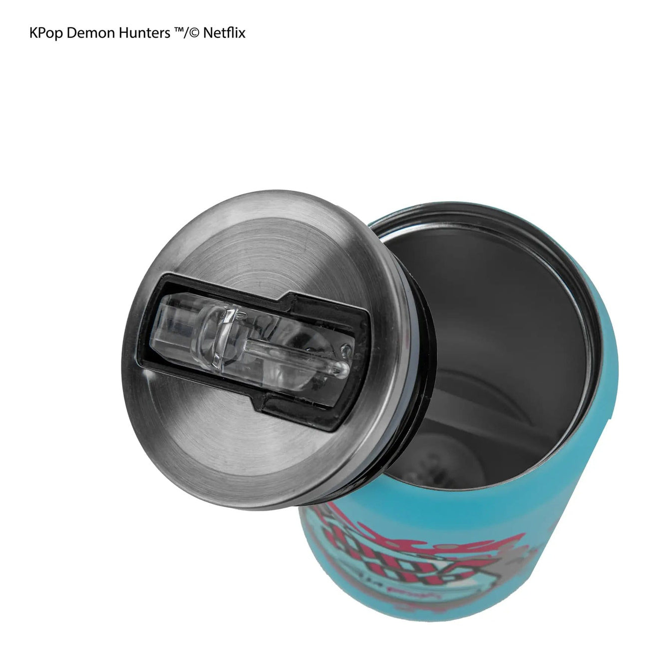 Image produit KPop Demon Hunters Gobelet isotherme Soda Pop Can avec paille