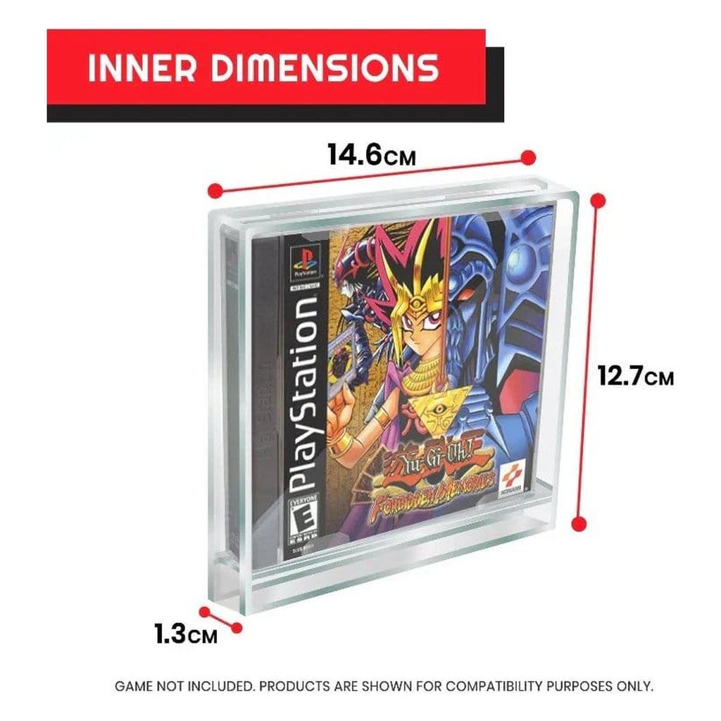 Image produit Lot de 2 boîtiers en acrylique pour PlayStation 1