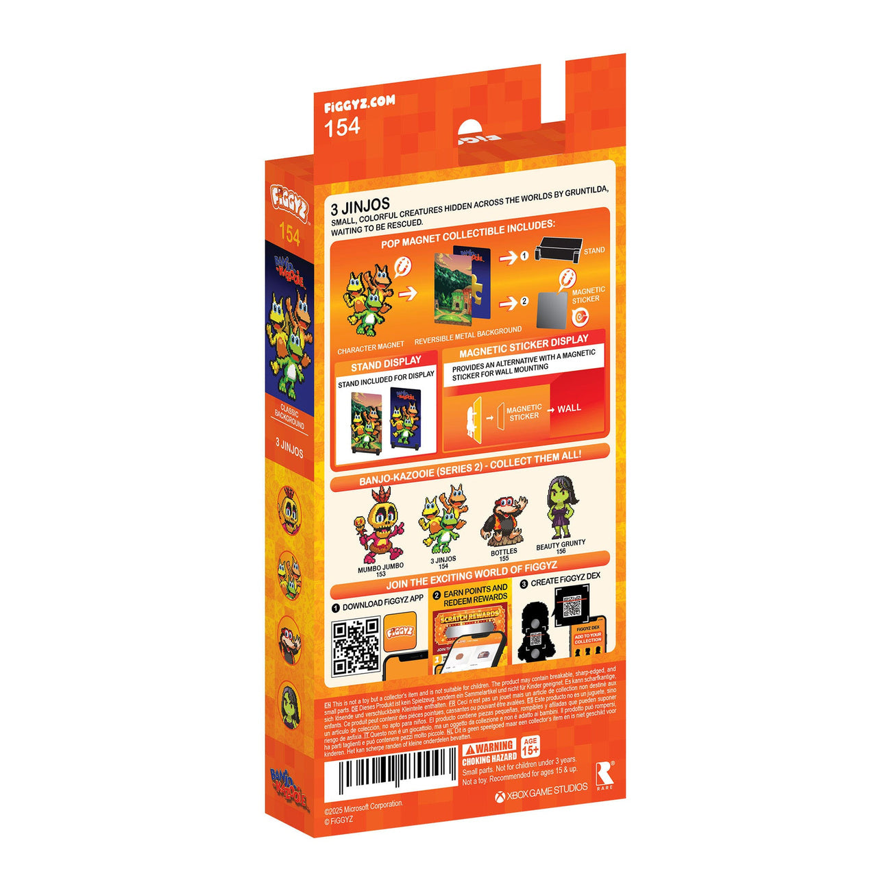 Image produit Figurine à collectionner aimantée Banjo-Kazooie FiGGYZ Jinjos 11 cm