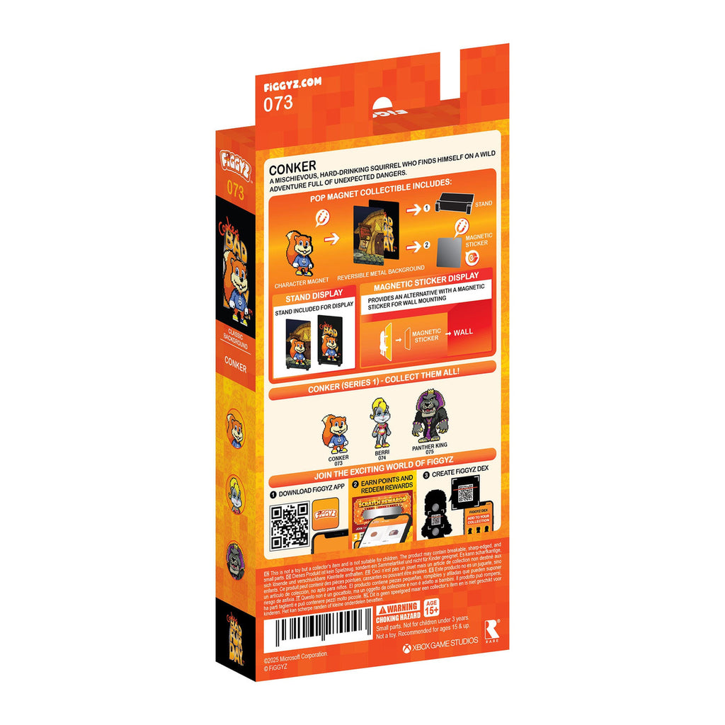 Product image Conker's Bad Fur Day FiGGYZ Magnetic Collectible Figure Conker 11 cm