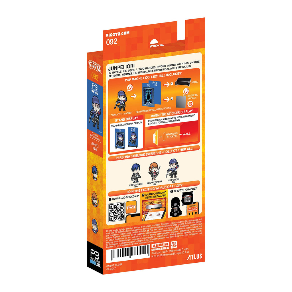 Image produit Persona 3 Reload Figurine de collection magnétique FiGGYZ Junpei Iori 11 cm