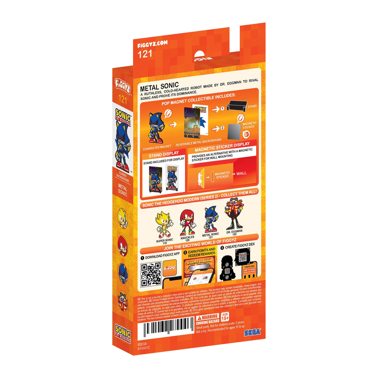Image produit Sonic the Hedgehog (Modern) Figurine magnétique à collectionner FiGGYZ Metal