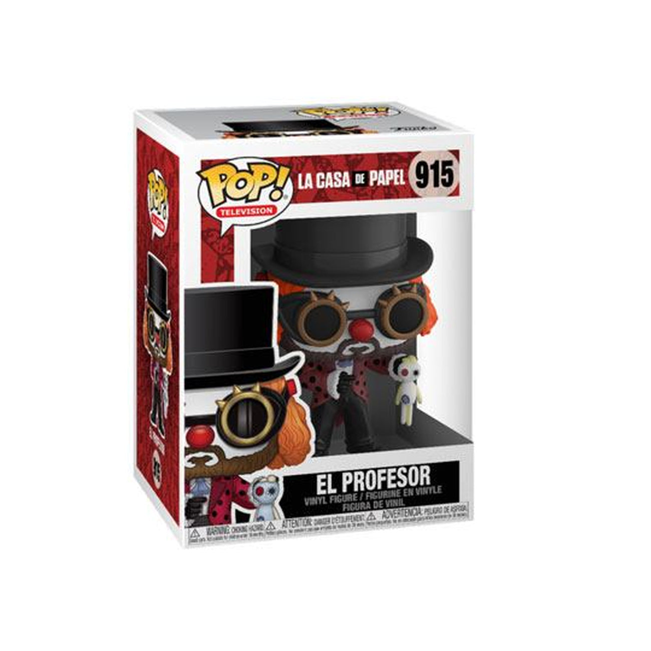 Image produit La Casa de Papel POP! TV Figurine vinyle Professeur en clown 9 cm