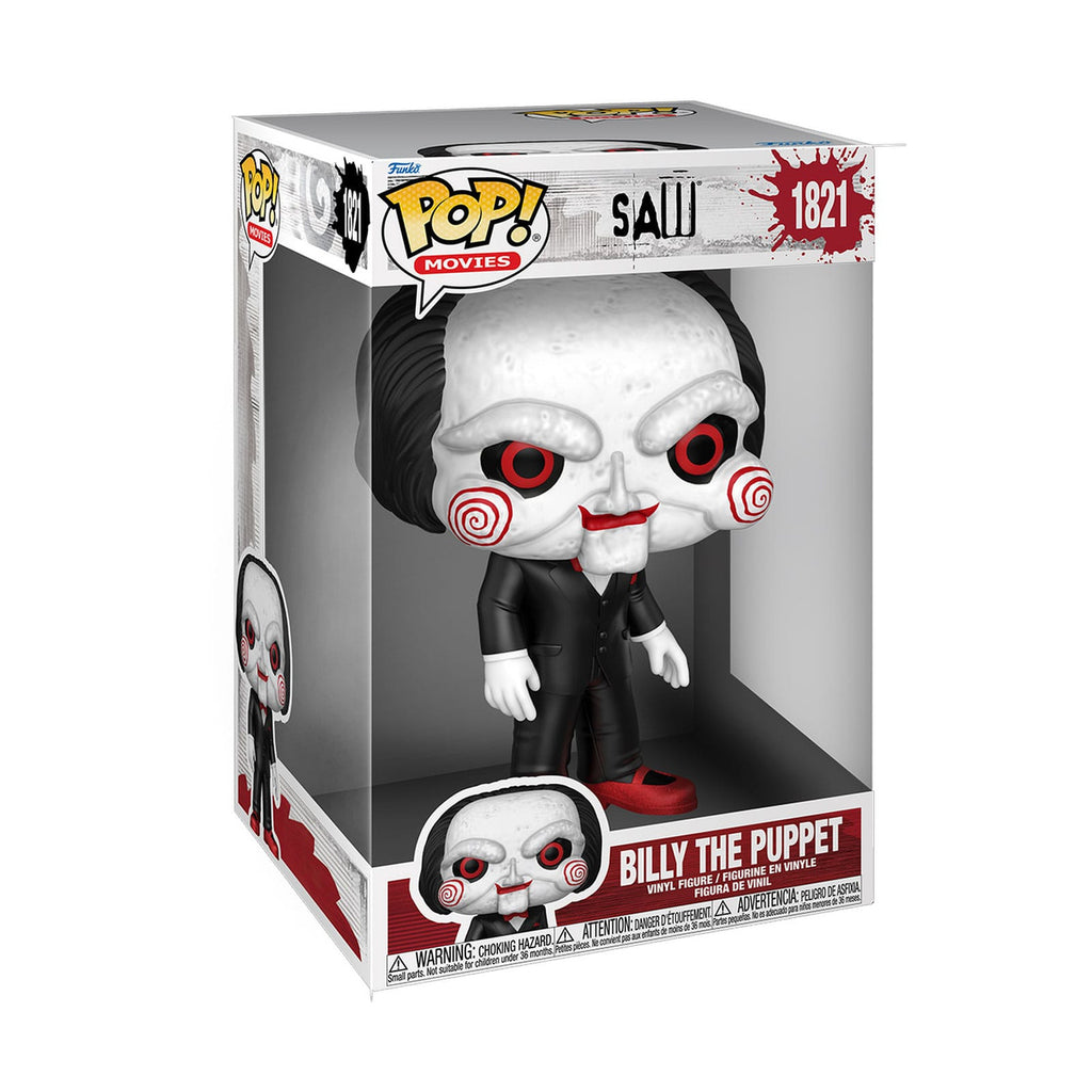 Image produit Saw Super Sized Jumbo POP! Movies Figurine Vinyle Billy the