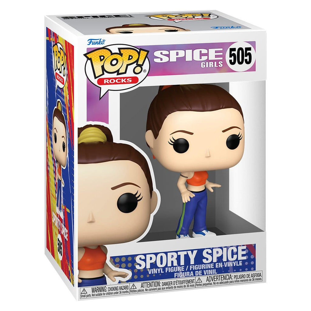 Image produit Figurine vinyle POP! Rocks Spice Girls Sporty Spice 9 cm