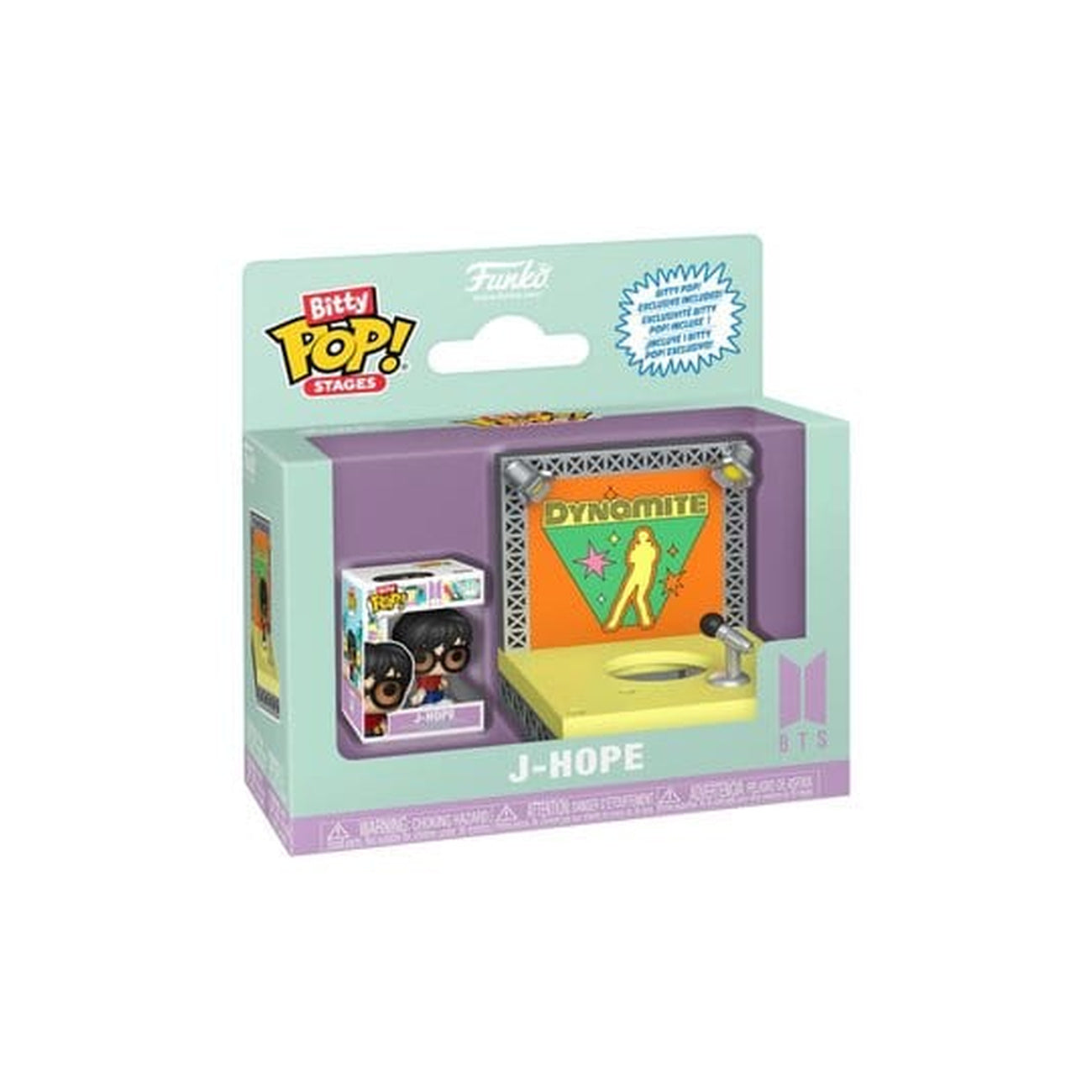 Image produit Figurine vinyle BTS Bitty POP! Stages J-Hope (Dynamite) 2,5 cm