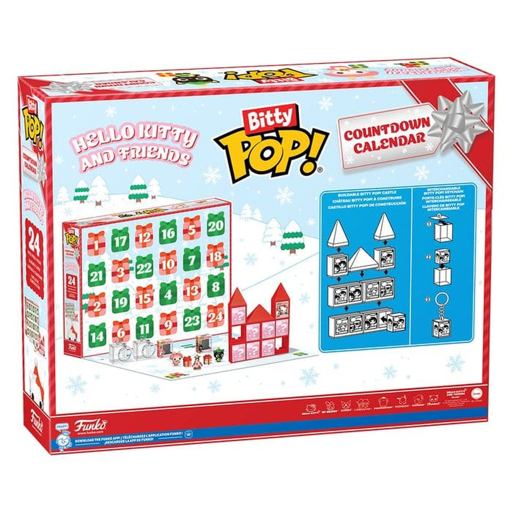 Image produit Calendrier de l'Avent compte à rebours 24 jours Hello Kitty Bitty POP!