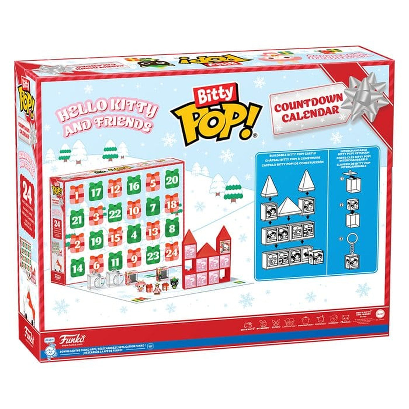 Image produit Calendrier de l'Avent compte à rebours 24 jours Hello Kitty Bitty POP!