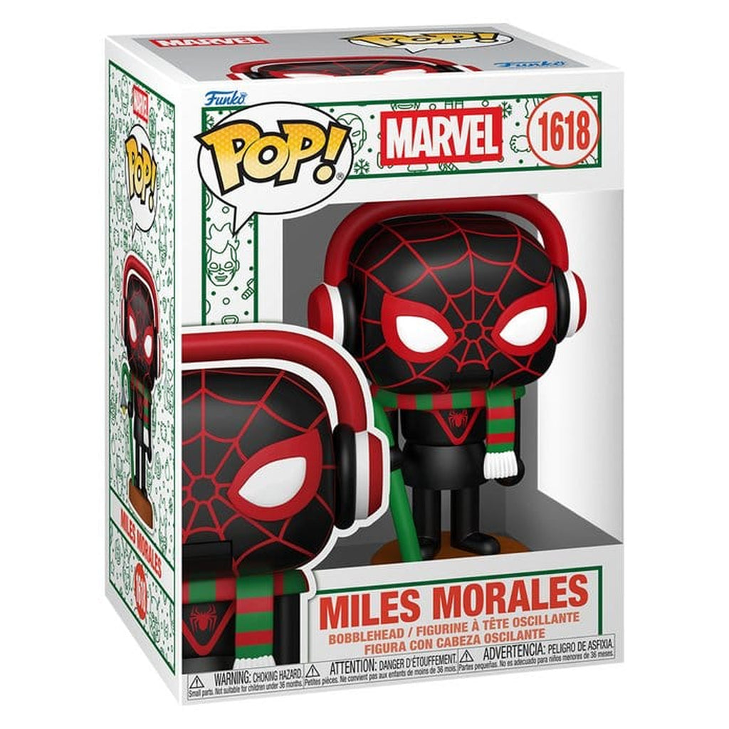 Image produit Figurine vinyle Marvel POP! : Holiday S6 - Miles (NTKR) 9 cm