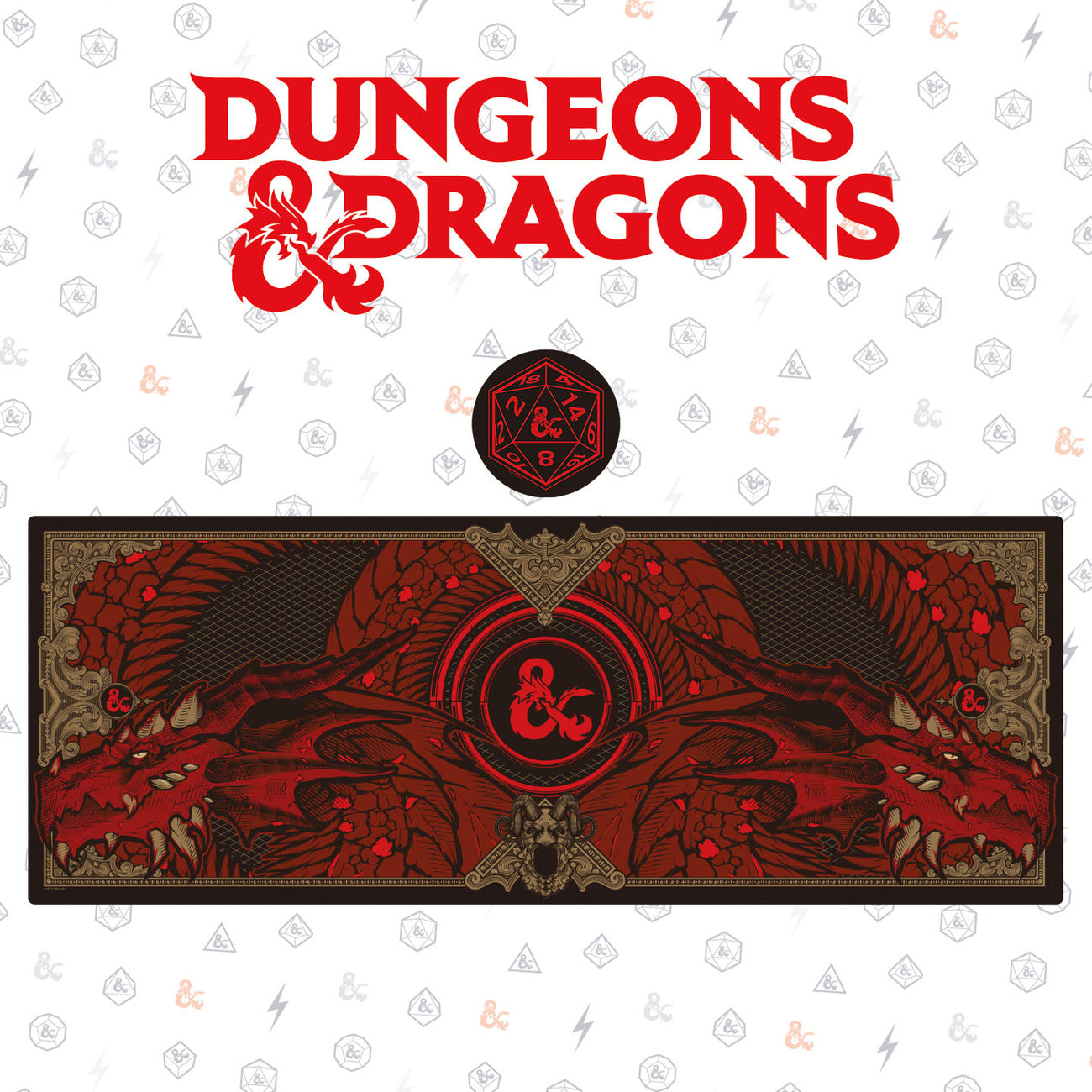 Image produit Set sous-main et dessous de verre Dungeons & Dragons