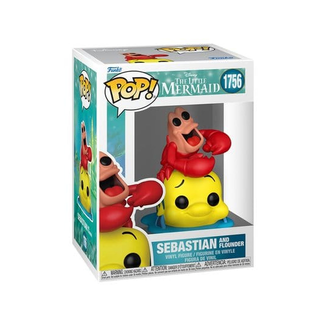 Image produit Figurine vinyle Disney POP! : TLM S3 - Sebastian & Polochon 9 cm