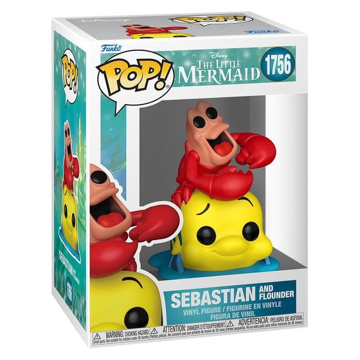 Image produit Figurine vinyle Disney POP! : TLM S3 - Sebastian & Polochon 9 cm