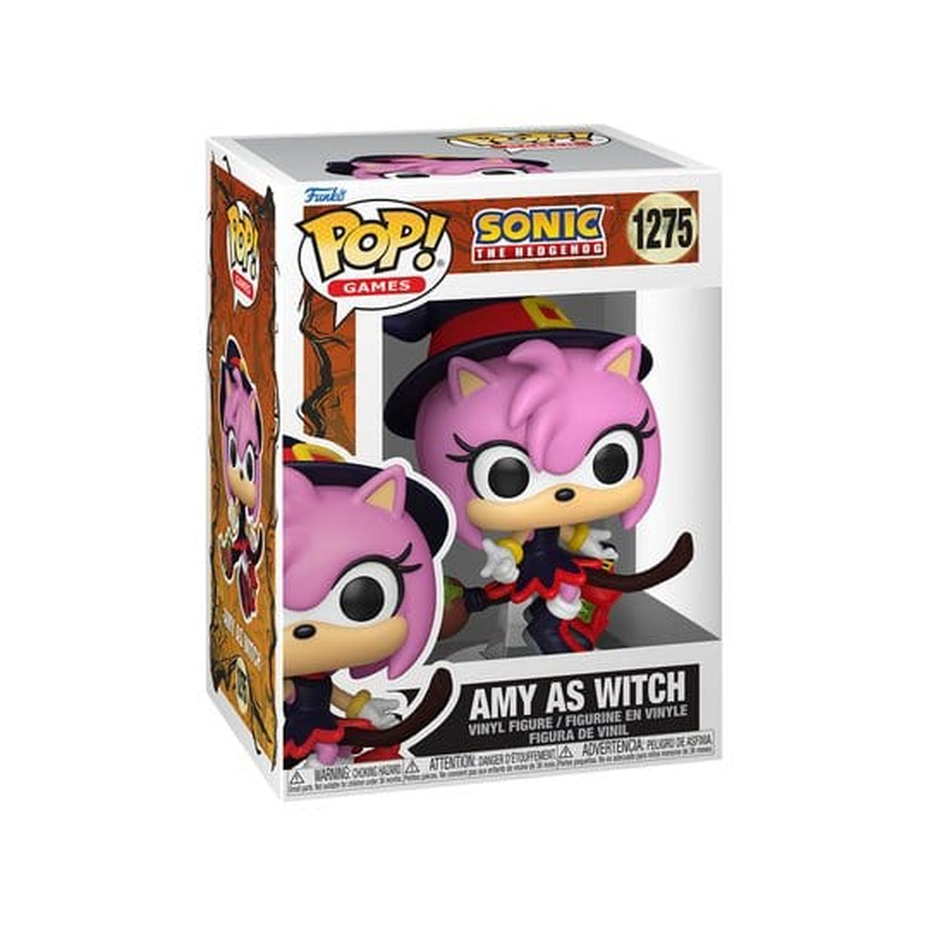 Image produit Sonic the Hedgehog POP! Games Figurine vinyle Amy on Broom 9 cm