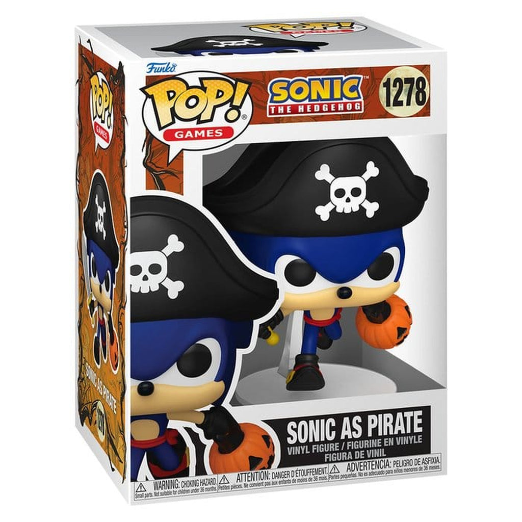 Image produit Sonic the Hedgehog POP! Games Figurine en vinyle Pirate Sonic 9 cm