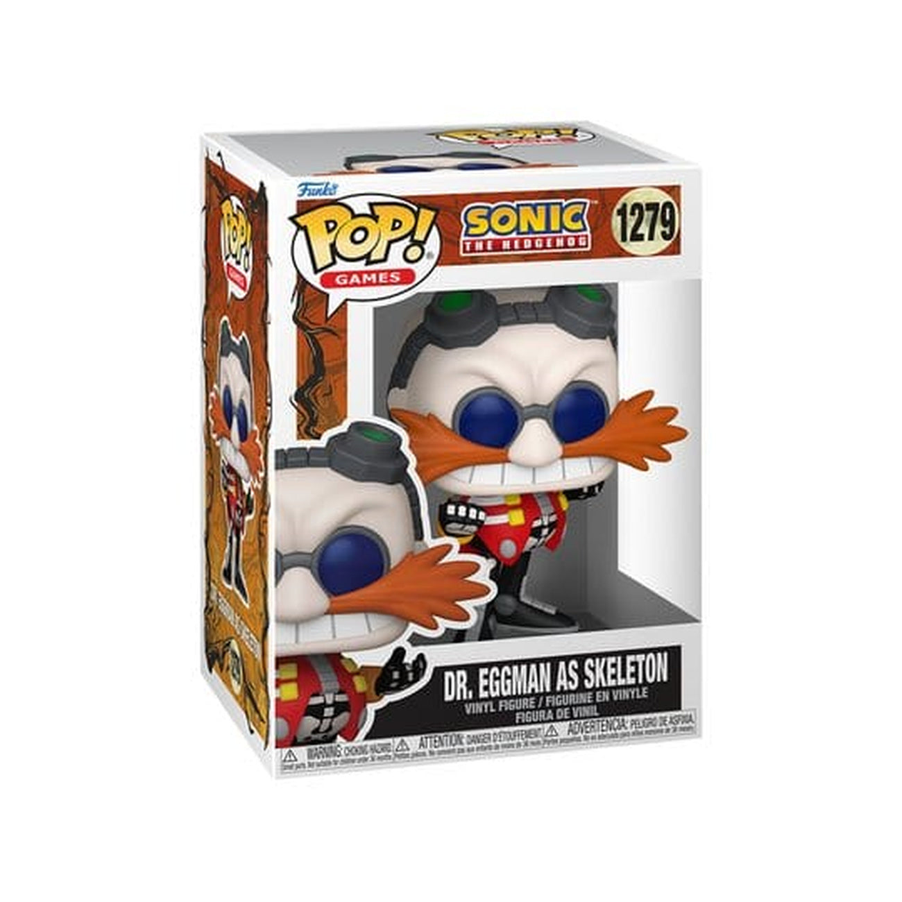 Image produit Sonic the Hedgehog POP! Games Figurine Vinyle Skeleton Robotnik