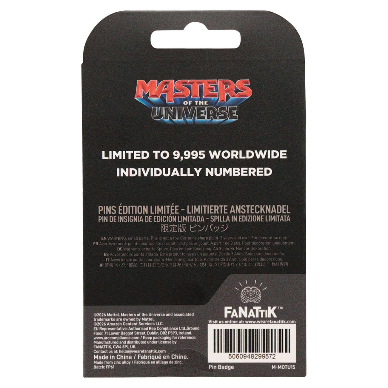 Image produit Pin's He-Man Limited Masters of the Universe 2026