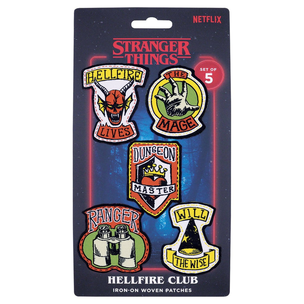 Image produit Stranger Things - Lot de 5 écussons en tissu