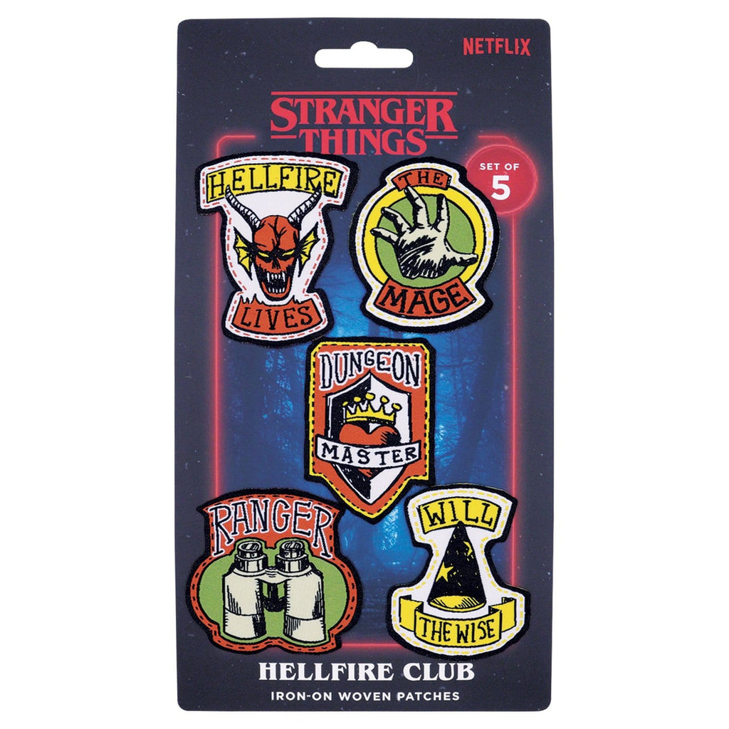 Image produit Stranger Things - Lot de 5 écussons en tissu