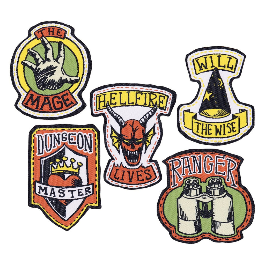 Image produit Stranger Things - Lot de 5 écussons en tissu
