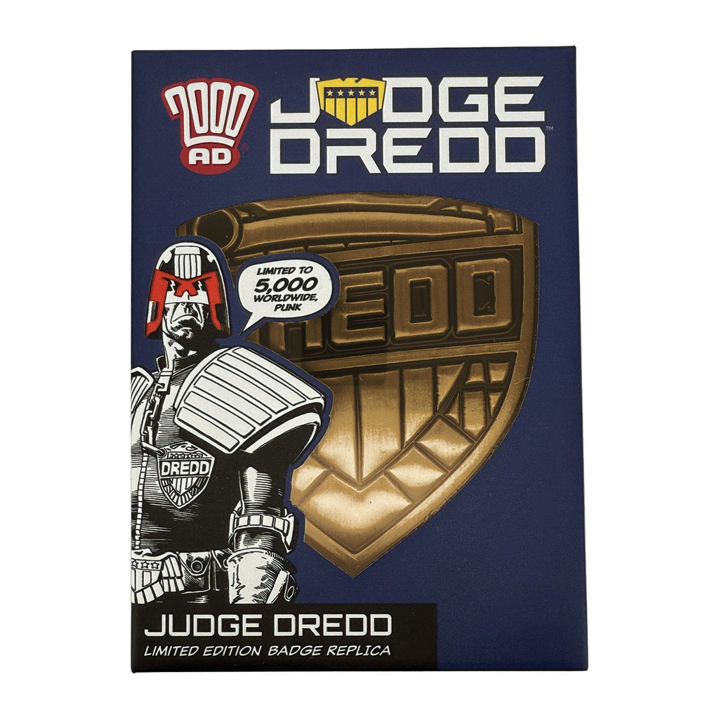 Image produit Réplique du badge Judge Dredd 2000 AD – Édition limitée