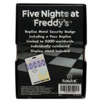 Image produit Réplique badge de sécurité Five Nights at Freddy's Antique Brass
