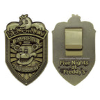 Image produit Réplique badge de sécurité Five Nights at Freddy's Antique Brass