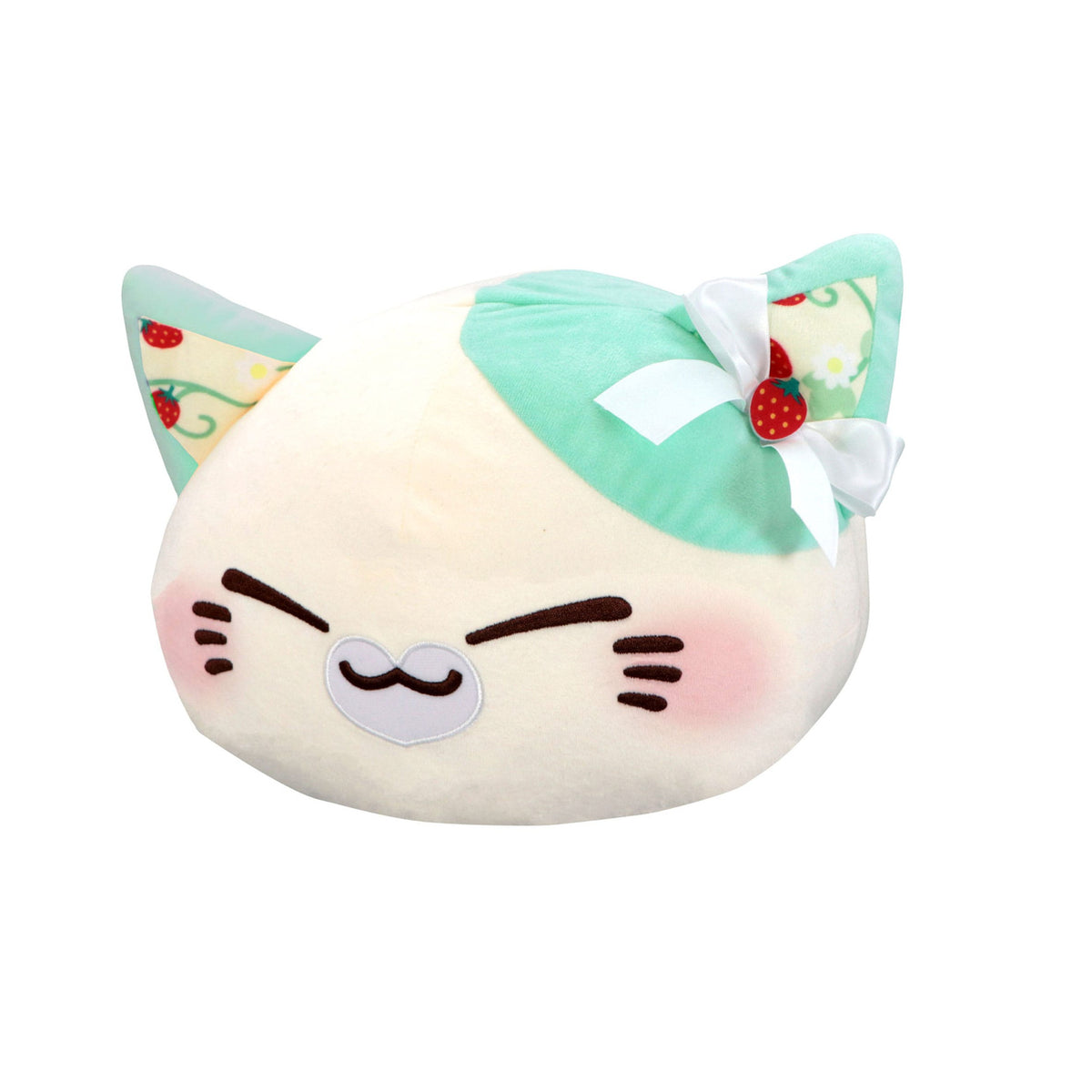 Image produit Peluche Nemuneko Cat Sweet Big Mint Green 35 cm