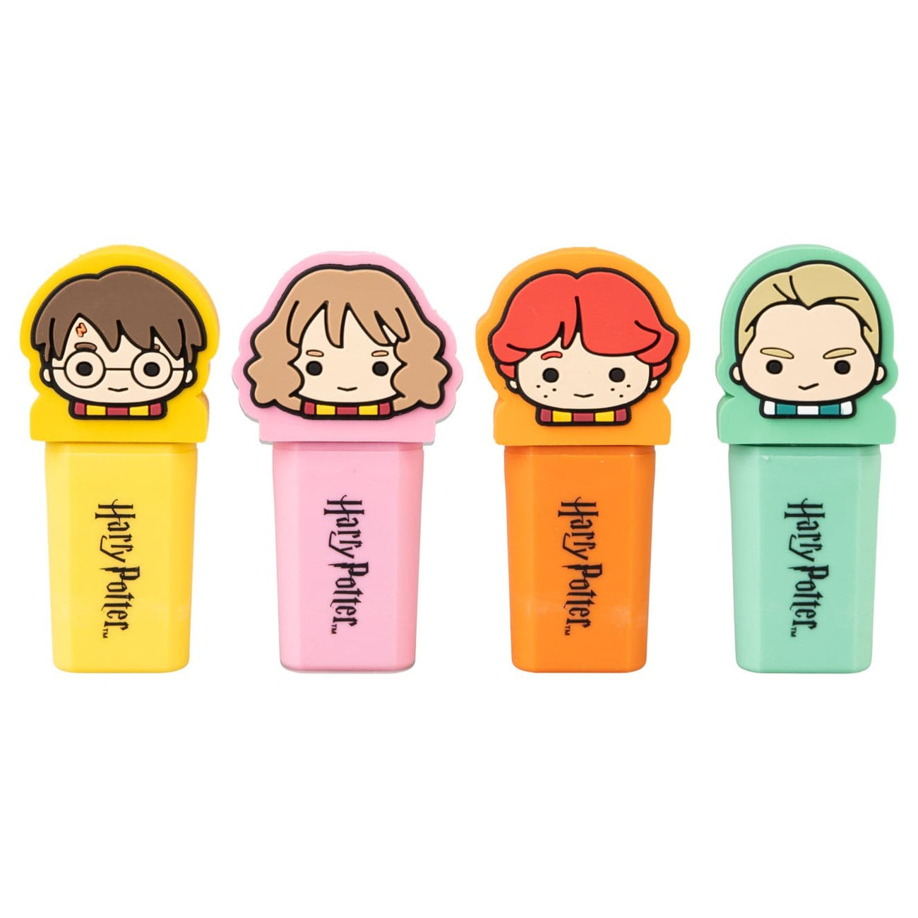 Image produit Set Harry Potter de 4 surligneurs avec embouts