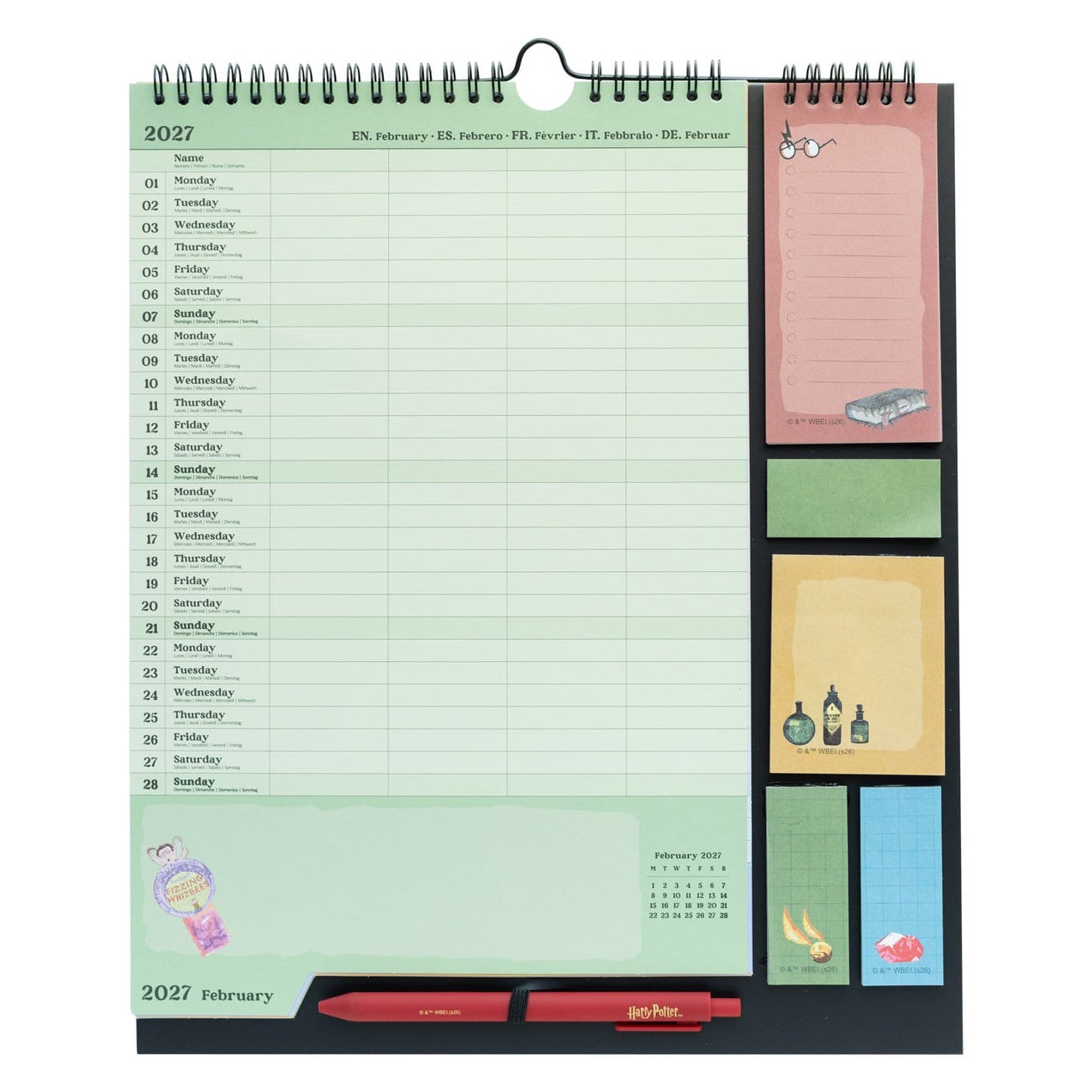 Image produit Harry Potter Planificateur mural 2026/27 30 x 34 cm