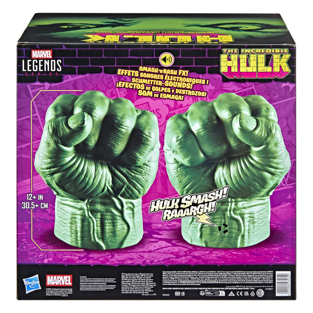 Image produit The Incredible Hulk Marvel Legends – Poings de jeu de rôle Premium