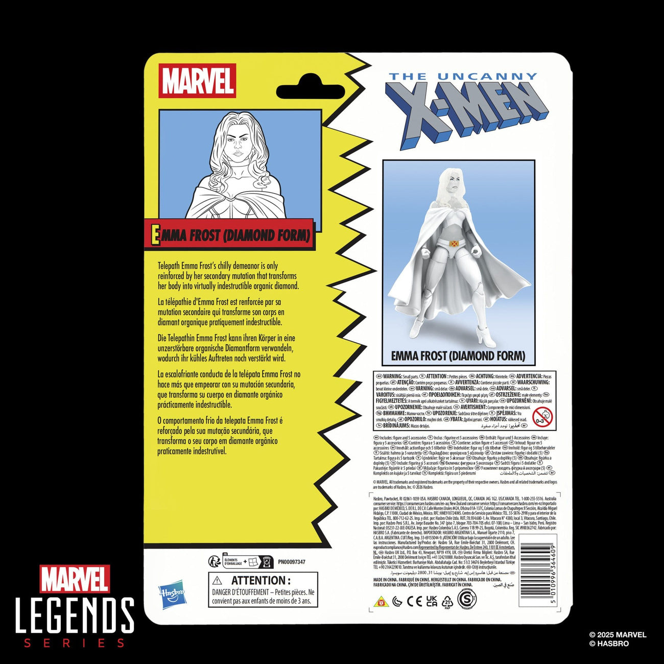 Image produit Figurine articulée Emma Frost Marvel Legends The Uncanny X-Men