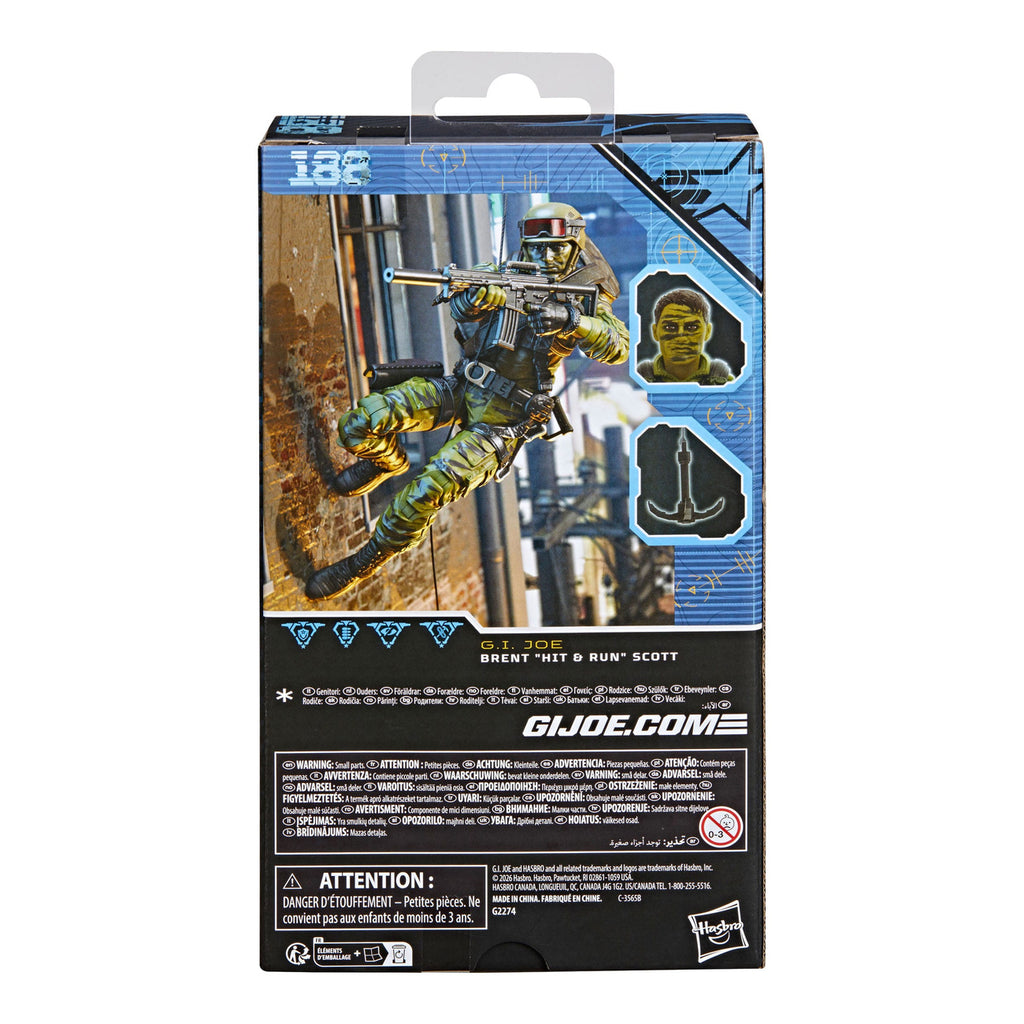 Image produit Figurine articulée G.I. Joe Classified Series Brent "Hit & Run"