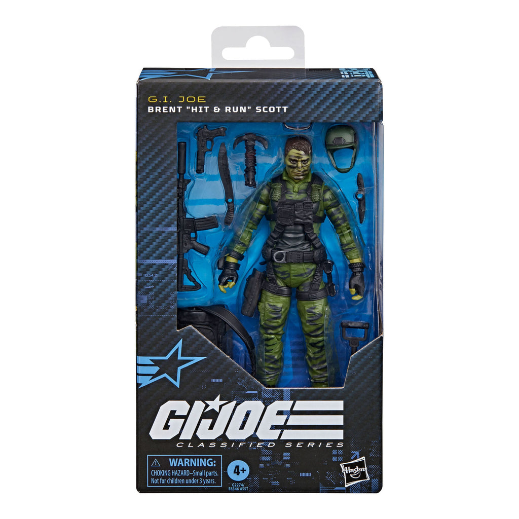 Image produit Figurine articulée G.I. Joe Classified Series Brent "Hit & Run"