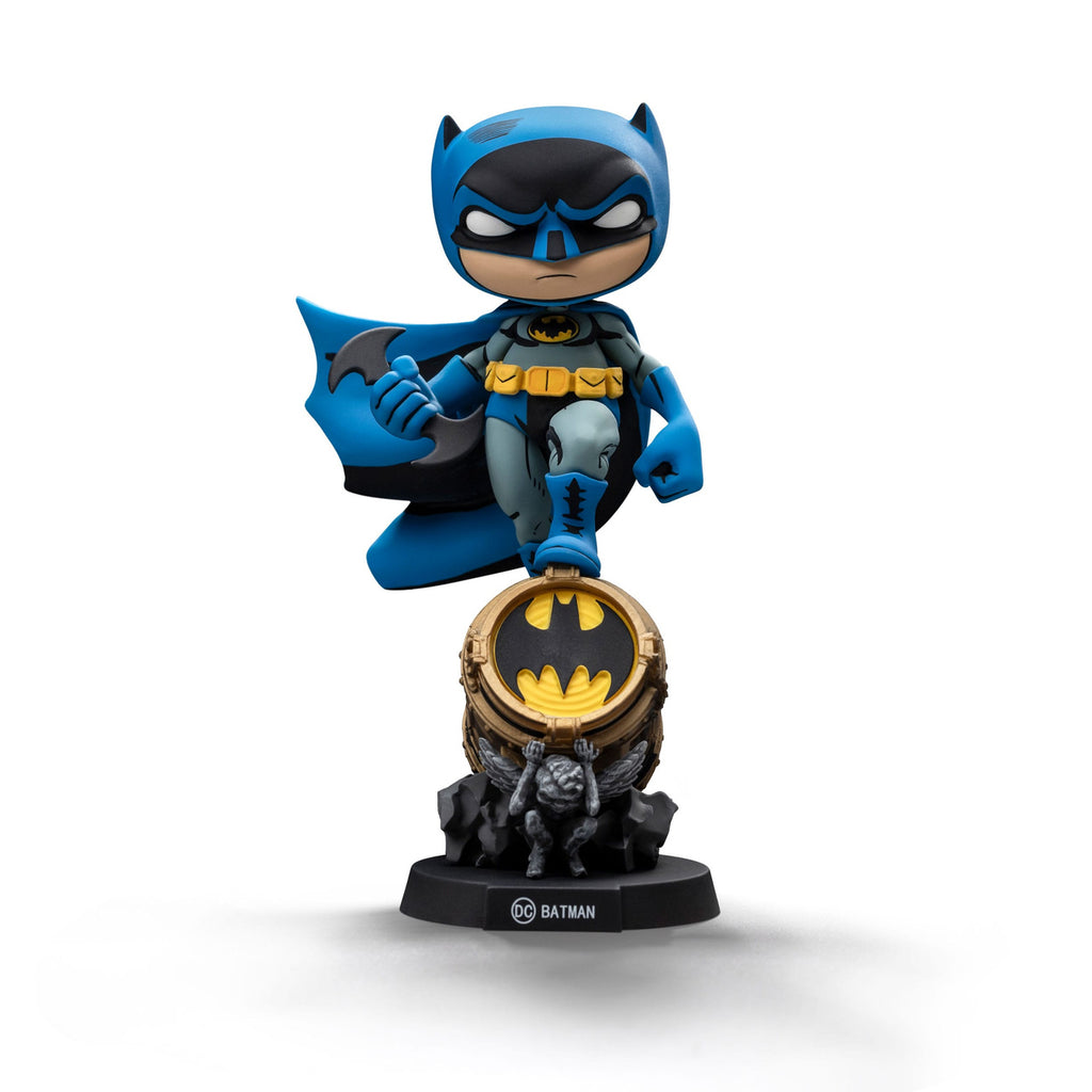 Image produit Figurine PVC Mini Co. Batman sur le Bat-Signal (Variante bleue)