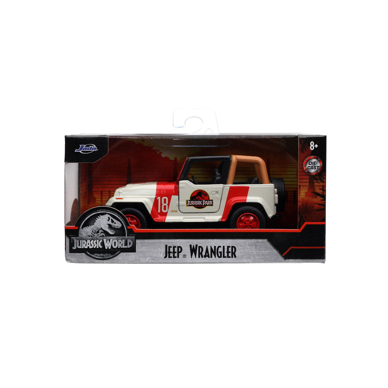 Image produit Jurassic World Modèle Diecast 1/32 Jeep Wrangler