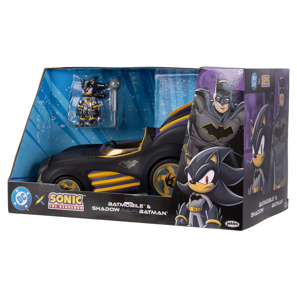 Image produit DC x Sonic - The Hedgehog Figurine articulée Shadow avec véhicule