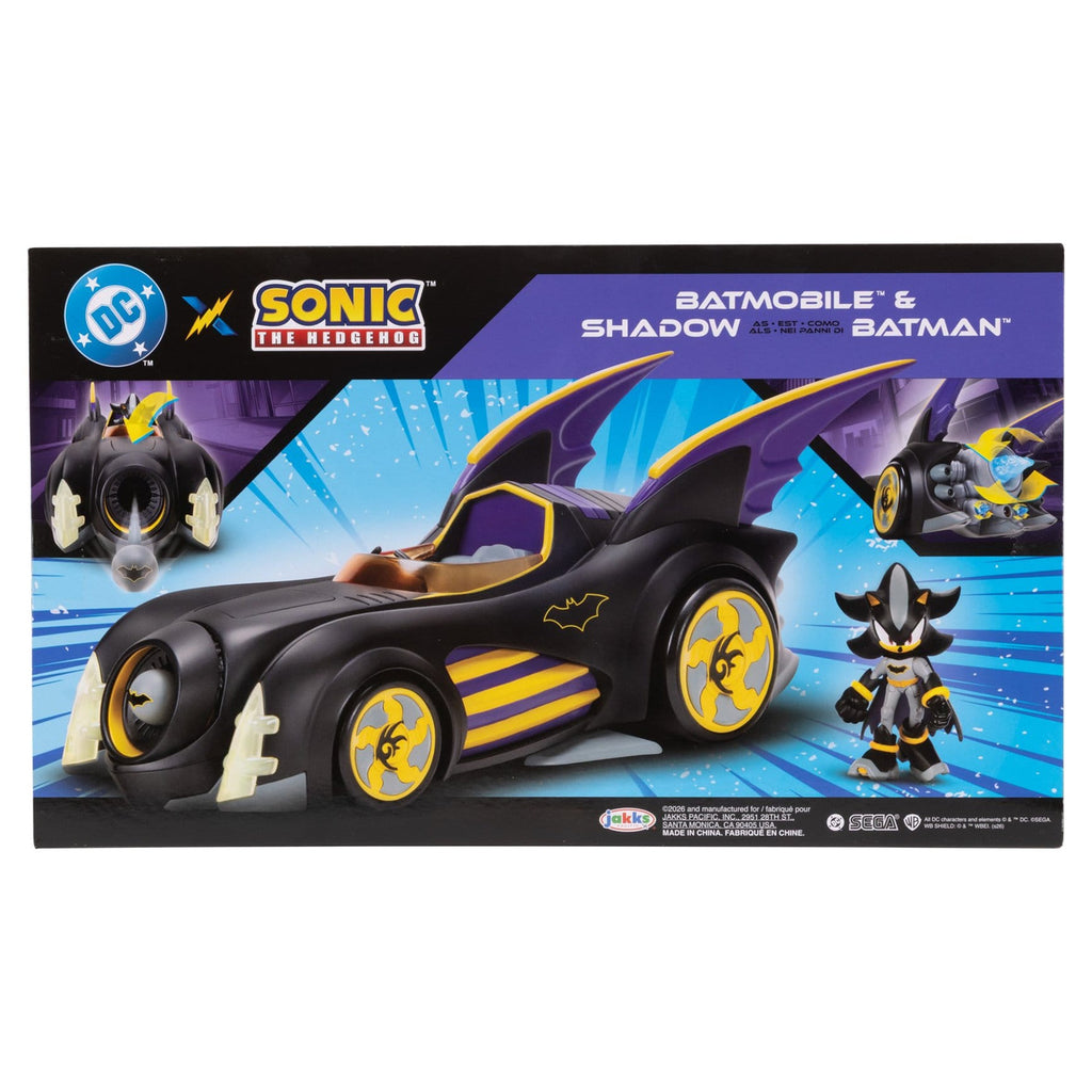 Image produit DC x Sonic - The Hedgehog Figurine articulée Shadow avec véhicule