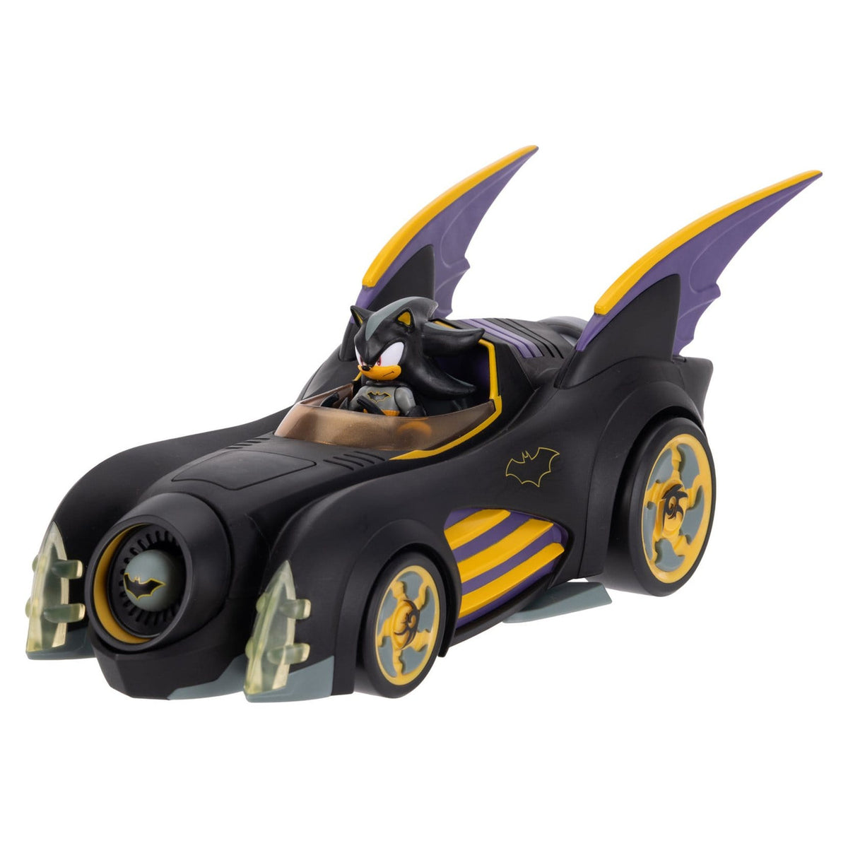 Image produit DC x Sonic - The Hedgehog Figurine articulée Shadow avec véhicule