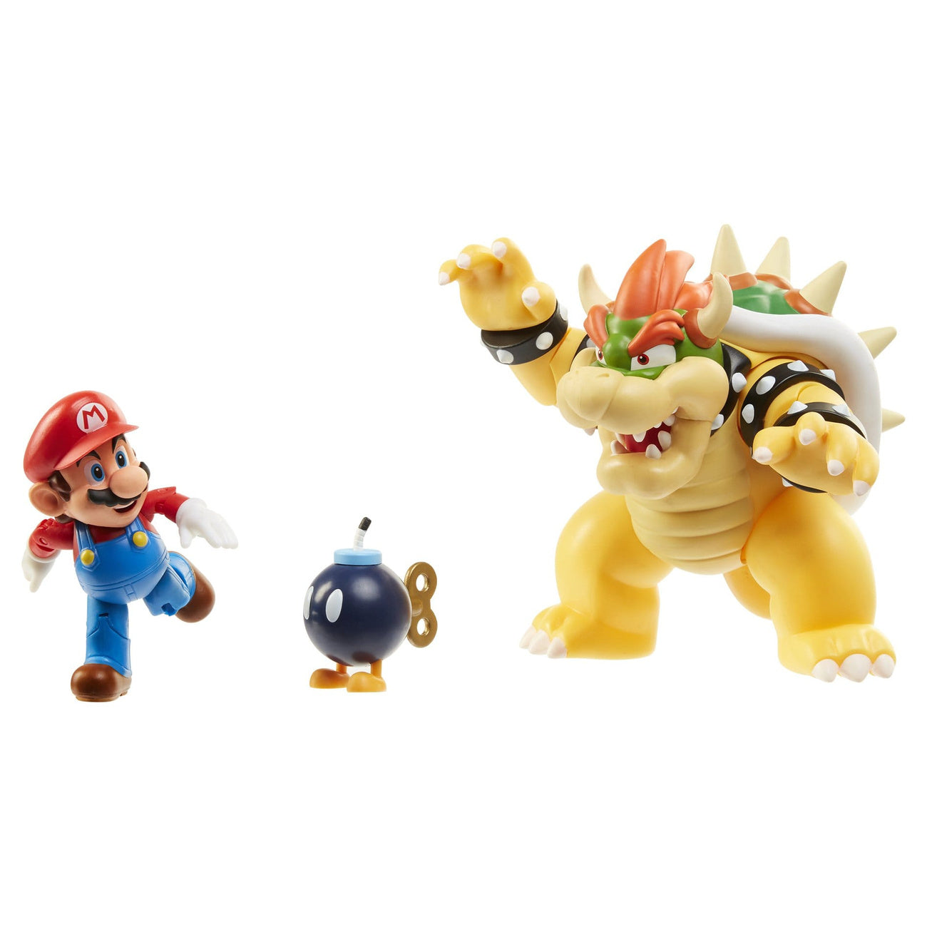 Image produit World of Nintendo Figurines articulées lot de 3 Mario vs. Bowser