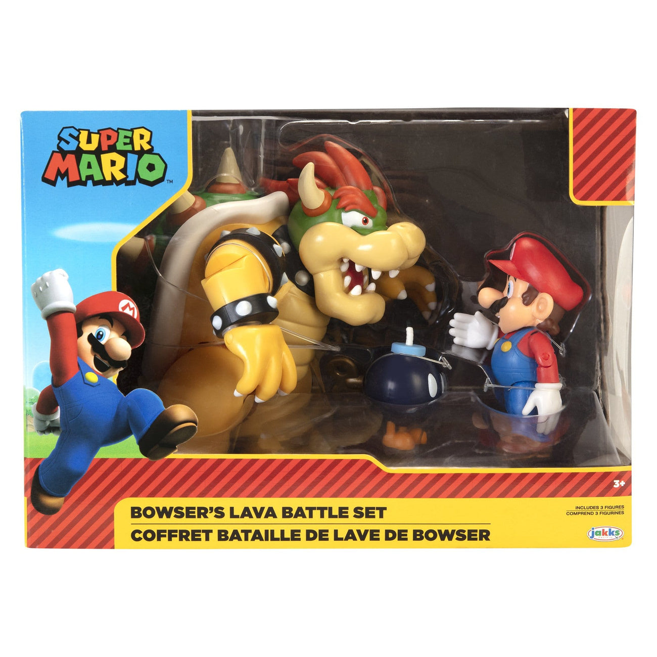 Image produit World of Nintendo Figurines articulées lot de 3 Mario vs. Bowser