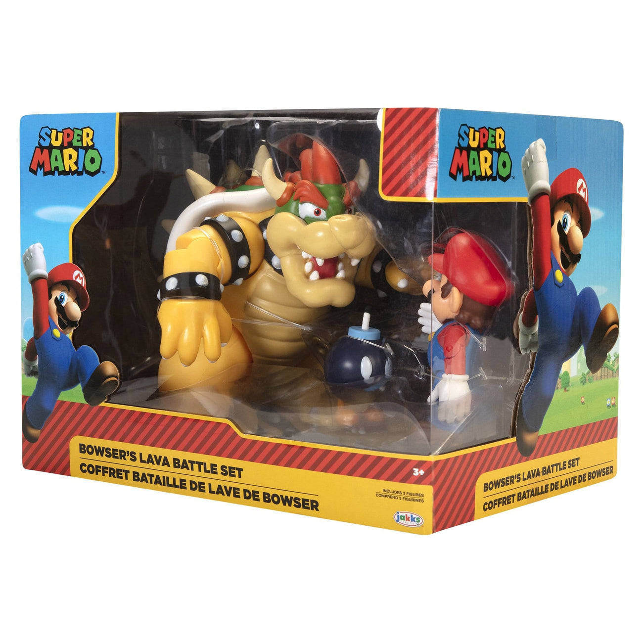 Image produit World of Nintendo Figurines articulées lot de 3 Mario vs. Bowser